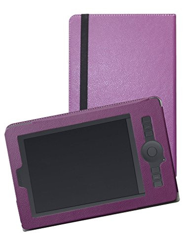 Wacom Intuos Pro PTH451 Case,Mama Mouth Slim-Book Folio Folding Carry PU Leather Cover for Wacom Intuos Pro Small PTH451 Graphics Tablet,Purple