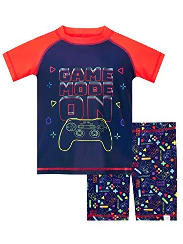 Harry Bear Boys' Gaming Two Piece Swim Set Size 8 Blue