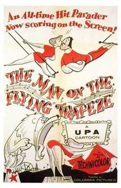 ArtFuzz The Man on The Flying Trapeze Movie Poster 11 X 17 inch ArtFuzz The Man on The Flying Trapeze Movie Poster 11 X 17 inch