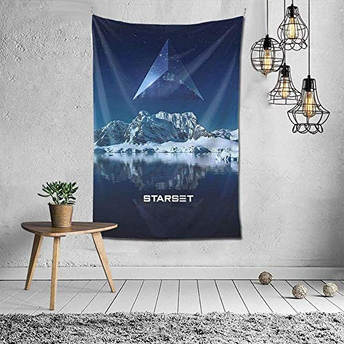 N-E Starset Art Poster Tapestry Wall Hanging Home Decor for Living Room Bedroom Dorm 60x40 inch