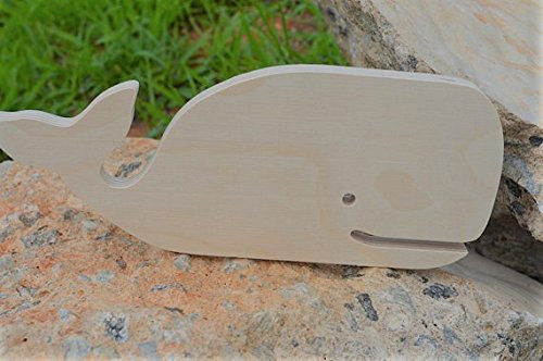 Acharmed Monograms Wooden Whale Wall Decor Wooden Nautical Wall Decor Nautical Nursery Decor Nursery Décor -14"-
