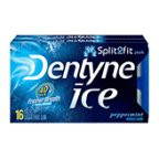 Dentyne Split2Fit Peppermint Sugar Free Gum 16 PC -Pack of 18-