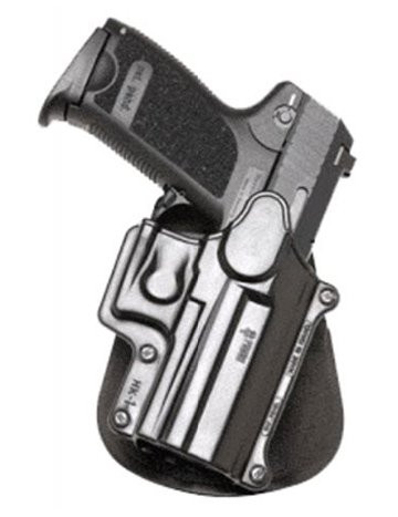 Fobus Conceal Concealed Carry Left Hand 5cm Belt Holster for H and K USP Compact 9mm 40 Cal 45 Cal-Taurus PT11 PT140 PT111. Ruger SR9-SR9c-SR40 Walther PPQ