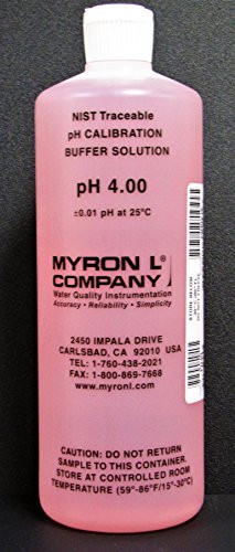 Myron L Company PH4 Calibration Solution Quart
