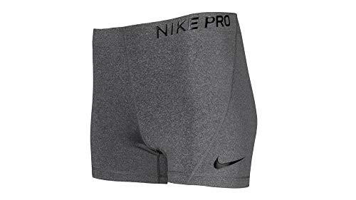 Nike Women's Pro Cool 3In Shorts Compression Carbon Heather-Black X-Small Nike Women's Pro Cool 3In Shorts Compression Carbon Heather-Black X-Small