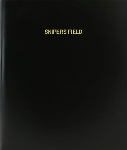 BookFactory Snipers Field Log Book-Journal-Logbook - 120 Page 8.5"x11" Black Hardbound -XLog-120-7CS-A-L-Black-Snipers Field Log Book--
