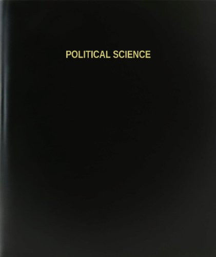 BookFactory Political Science Log Book - Journal - Logbook - 120 Page 8.5"x11" Black Hardbound -XLog-120-7CS-A-L-Black-Political Science Log Book--