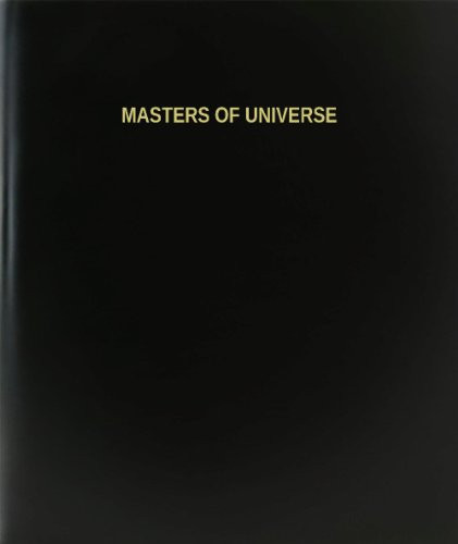 BookFactory Masters of Universe Log Book-Journal-Logbook - 120 Page 8.5"x11" Black Hardbound -XLog-120-7CS-A-L-Black-Masters of Universe Log Book--