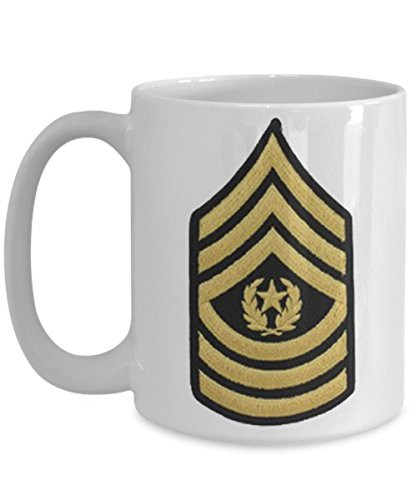 US Army Coffee Mug - Command Sergeant Major - CSM -E9- - 15 oz Mug