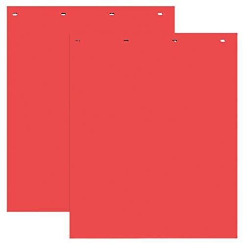 Buyers Products Polymer Semi-Truck Mud Flaps - Pair 24in.W x 30in.L Red Model Number RC30PPR