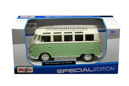 1-24 W-B - Special Edition - Volkswagen Van Samba 31956GRN by MAISTO 1-24 W-B - Special Edition - Volkswagen Van Samba 31956GRN by MAISTO