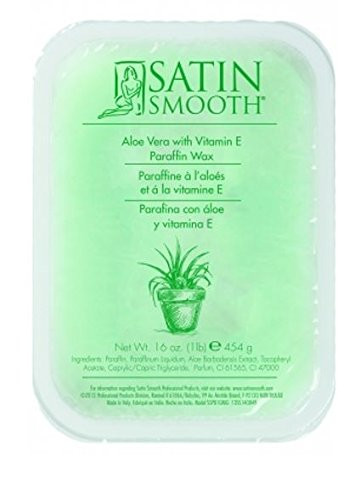 Satin Smooth Aloe Vera Paraffin Wax with Vitamin E 14 Ounce