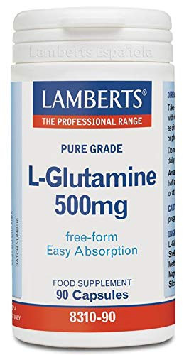 Lamberts L-Glutamine 500mg Qty 90 Capsules by Lamberts