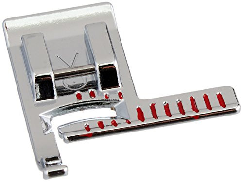 Distinctive Stitch Guide Sewing Machine Presser Foot - Fits All Low Shank Snap-On Singer, Brother, Babylock, Euro-Pro, Janome, Kenmore, White, Juki, New Home, Simplicity, Elna and More! Distinctive Stitch Guide Sewing Machine Presser Foot - Fits All Low Shank Snap-On Singer, Brother, Babylock, Euro-Pro, Janome, Kenmore, White, Juki, New Home, Simplicity, Elna and More!