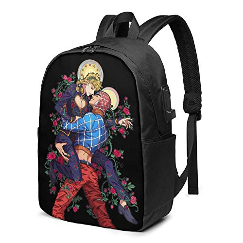 Guido Mista 17 Inch Backpack JoJo's Bizarre Adventure Computer Backpack School Bag Guido Mista 17 Inch Backpack JoJo's Bizarre Adventure Computer Backpack School Bag