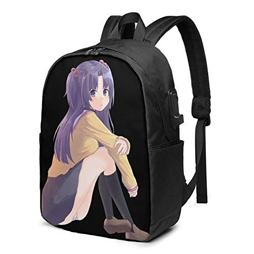Ichinose Kotomi 17 Inch Backpack CLANNAD Computer Backpack School Bag Ichinose Kotomi 17 Inch Backpack CLANNAD Computer Backpack School Bag