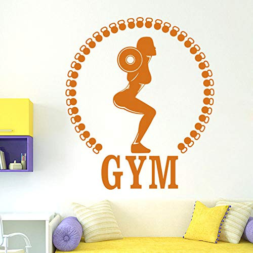 zrisic Wall Stickers Girl Barbell Fitness Club Wall Decal Gym Sticker Vinyl Wall Art Decor Mural Gym Sticker O 51x58cm zrisic Wall Stickers Girl Barbell Fitness Club Wall Decal Gym Sticker Vinyl Wall Art Decor Mural Gym Sticker O 51x58cm