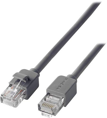 Insignia - 100' Cat-5e Network Cable - Gray