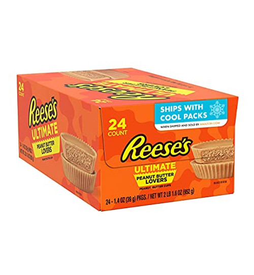 Reese's Ultimate Peanut Butter Lovers Cups Candy Pack 1.4 Oz. Pack of 24 33.6 Oz