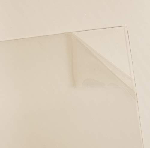 SIBE-R-PLASTIC SUPPLY PETG Thermoform Plastic Sheets 0.020" x 18" x 18" Sheets - 6 Piece Bundle