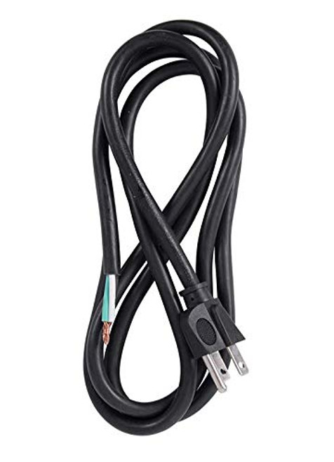 Bergen Industries Inc PS915143 3-Wire Appliance and Power Tool Cord 9 ft 14 AWG 15A-125V AC 1875wBlack -.0 1-9 ft 14 AWG 15A-125V AC 1875W Black-