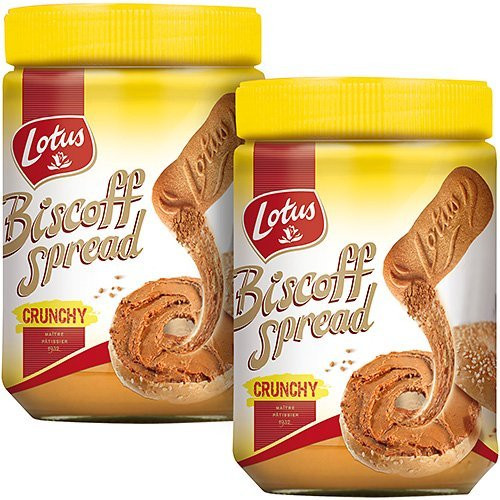 Lotus Biscoff Spread Crunchy 14.1 Ounce -Pack of 2-