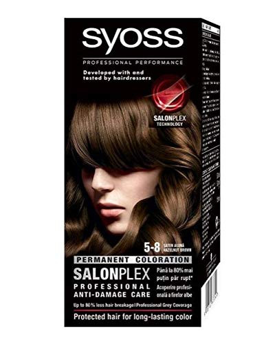 Syoss Color Classic SalonPlex Permanent hair dye 5-8 Hazelnut Brown