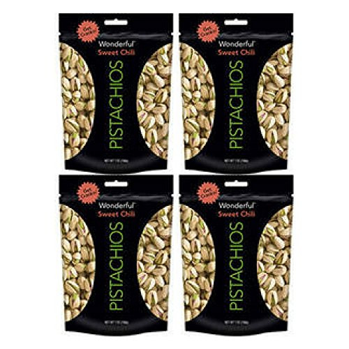 Wonderful Pistachios Sweet Chili 7.0 OZ - 4 count Wonderful Pistachios Sweet Chili 7.0 OZ - 4 count