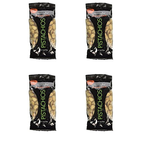 Wonderful Pistachios Sweet Chili 7 Ounce -Pack of 4- Wonderful Pistachios Sweet Chili 7 Ounce -Pack of 4-