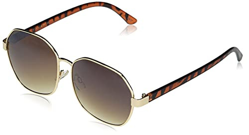 TAHARI TH749 Metal UV Protective Geometric-Shaped Women's Sunglasses. Wear Year-Round. Elegant Gifts for Women 57 mm