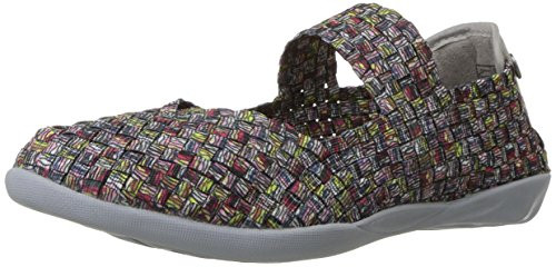 Bernie Mev Women's Cuddly Mary Jane Flat Ice 38 EU-7.5-8 M US