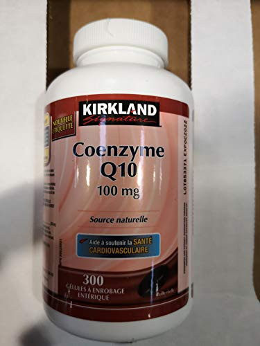 Kirkland Coenzyme Q10 100mg 300 enteric coated softgels