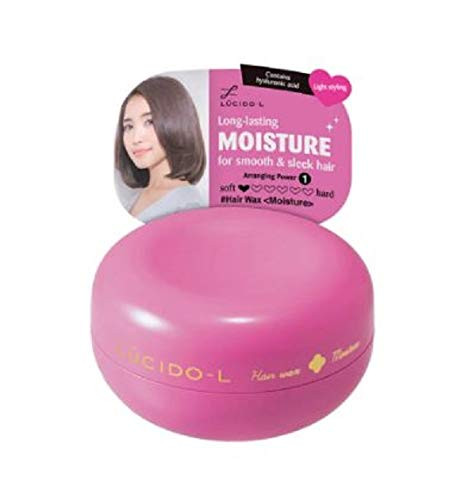 LUCIDO-L Hair Wax Moisture 60g-Creates manageable Styles for Damaged Hair.