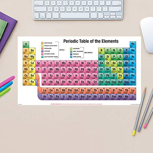 Periodic Table of The Elements - Removable Dry Erase Vinyl Decal - Color 12x17