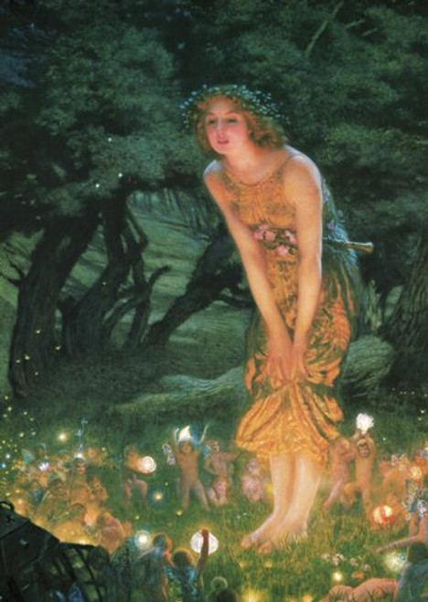 Midsummer Nights Eve Art By E.Hughes PAPER POSTER measures 36 x 24 inches -91.5 x 61cm- Midsummer Nights Eve Art By E.Hughes PAPER POSTER measures 36 x 24 inches -91.5 x 61cm-