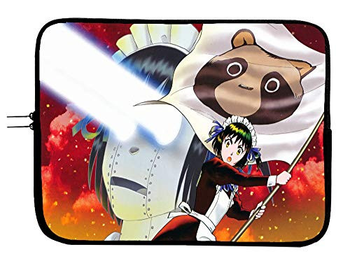 Brand3 and Yet The Town Moves Anime Laptop Sleeve - 13 Inch Laptop Bag with Mousepad Surface - Protect Your Notebook in Style Anime Computer Bag Laptop Sleeve Tablet