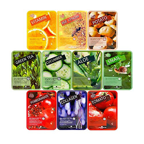 May island Essence Facial sheet Mask Korean skin care 10 combo pack -10 Count -Pack of 1--