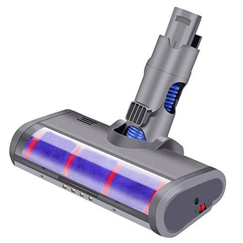 TREE.NB V6 Soft Roller Cleaner Head Compatible with All Dyson V6 Models,V6 Animal/V6 Absolute/V6 Slim Motorhead/V6 DC45 DC58 DC59 DC61 DC62 DC74 DC35 DC50 DC44 Cordless Stick Vacuum Cleaner