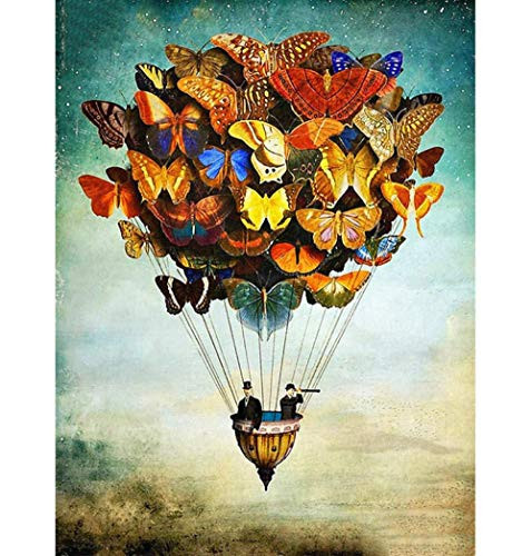 Painting with Diamond Butterfly 5D Diamond Embroidery Full Display Diamond Mosaic Landscape Picture Rhinestone Handmade