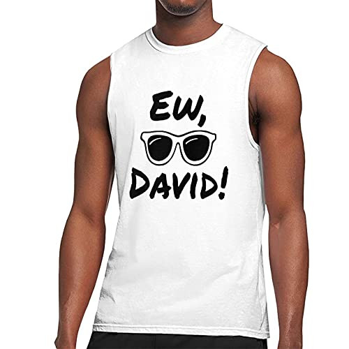 Xinshangshangmao Ew, David Tank Top Tanks Mens Novel Sleeveless tees White