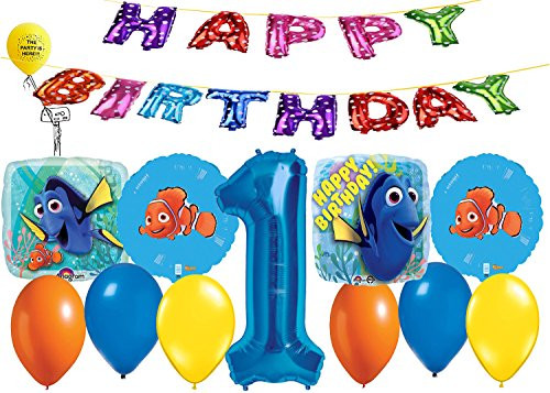 Finding Dory and Nemo Happy Birthday Balloon Bouquet