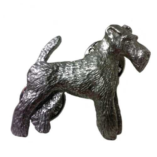 Wire Fox Terrier Pewter Pin