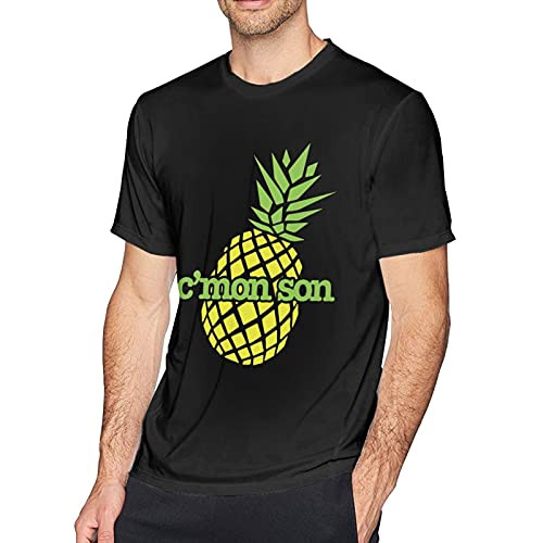 C'mon Son Psych T Shirt Men's Short Sleeves Shirt 3D Print T Shirts Top Black
