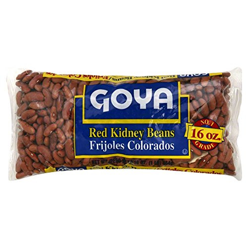 Goya Red Kidney Beans 16 oz per pack 2 Pack -Total of 32 oz/2 lbs- - Frijoles Colorados