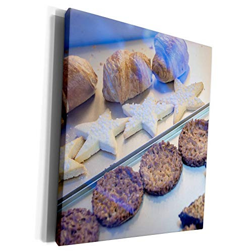 3dRose Danita Delimont - Lisa S. Engelbrecht - Food - Bakery pastries on display, Wertheim, Germany - Museum Grade Canvas Wrap -cw-188750-1-