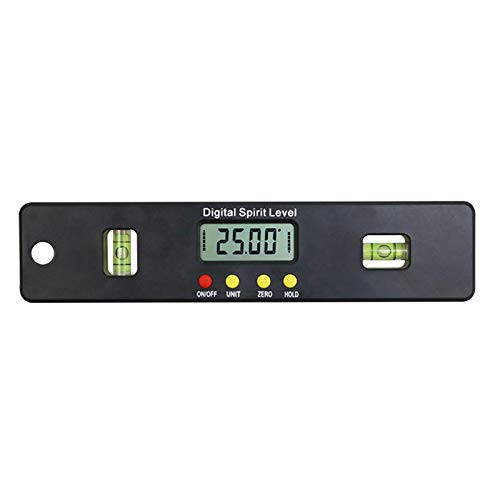 Digital Magnetic Level Professional Digital Torpedo Level Protractor 360 LED Display Inclinometer Magnetic Digital Level