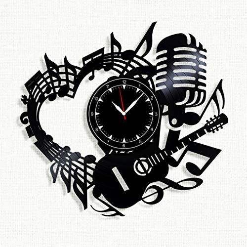 Music Vinyl Record Clock - Wall Clock Music - Best Gift for Music Lover - Original Wall Home Decor -Vinyl Clock-