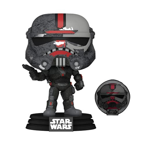 Funko Pop and Pin Star Wars: Bad Batch - Hunter -Kamino- Across The Galaxy, Amazon Exclusive