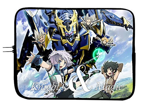 Brand4 Knights  and  Magic Manga Laptop Notebook Case Sleeve Anime iPad Sleeve Case Bag 13 13.3" Computer Bag Laptop/Tablet Water Repellent Neoprene Cushioned Case