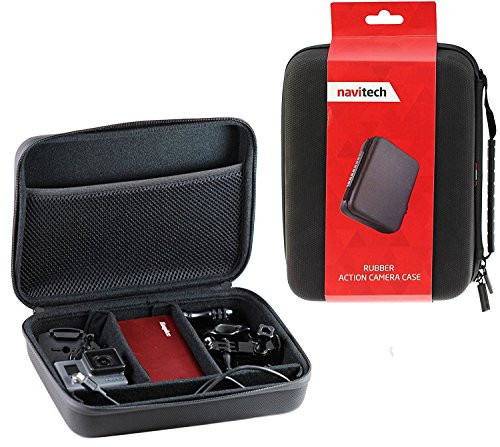 Navitech Black Shock Proof Action camera Case / Cover For the tec plus 720p HD Display Action Camera
